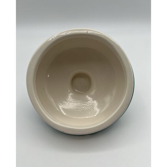 Droll Designs Hand Painted Pear Fruit Art Pottery Large 12” Lidded Canister - Picture 13 of 13